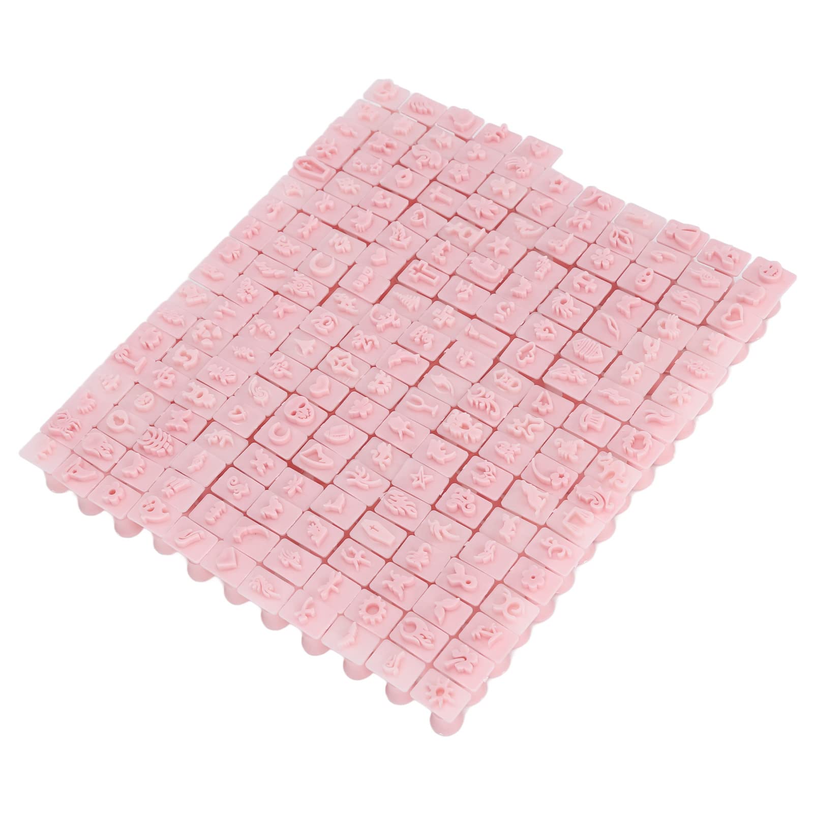 Cryfokt Set di Stampini per Modelli di Unghie - 192 Disegni Unici per Nail Art in 3D per Nail Art Creative Fai Te, Perfetti per Compleanni e Anniversari