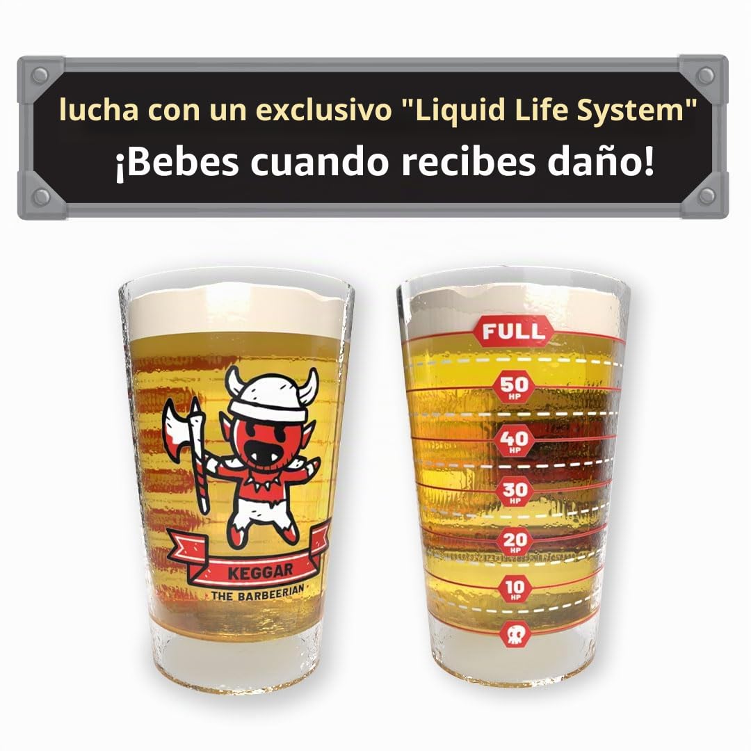 Juego de Mesa de exploración de Mazmorras para Beber | Sistema de daño de Batalla de Vida líquida | 2-6 Jugadores | 18 años en adelante