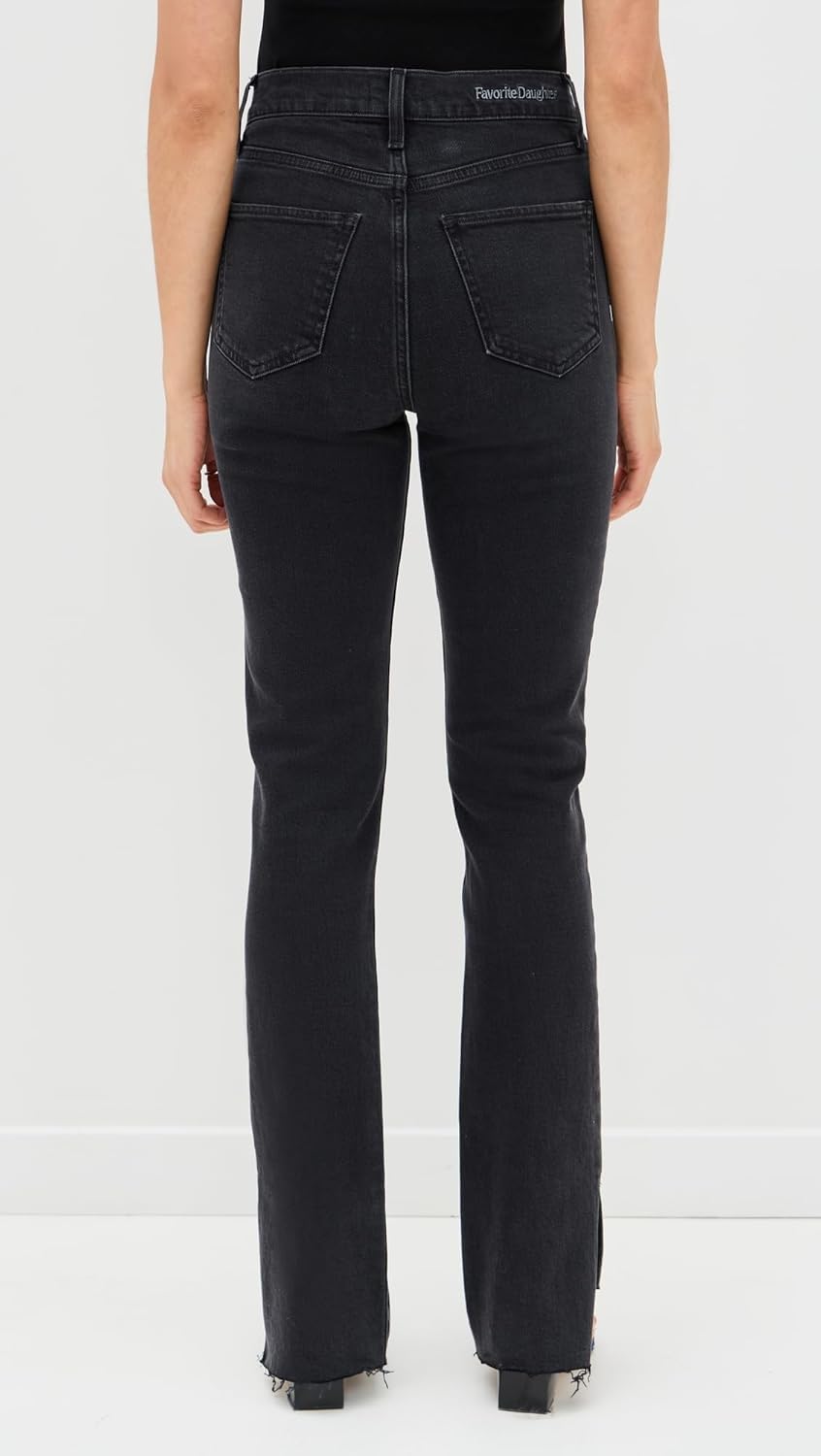 Favorite Daughter Women's Valentina Super High Rise Tower Jeans with Slit Hem - Image 3