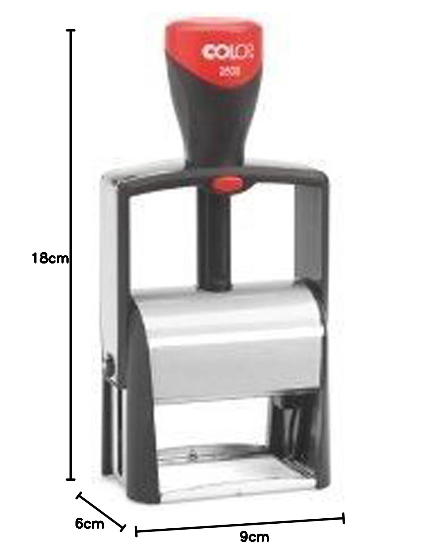 COLOP 2311662102 Classic Line 2600 für maximal 8 Zeilen, Taschenstempel, Selbstfärber ohne Stempelplatte, 37 x 58 mm