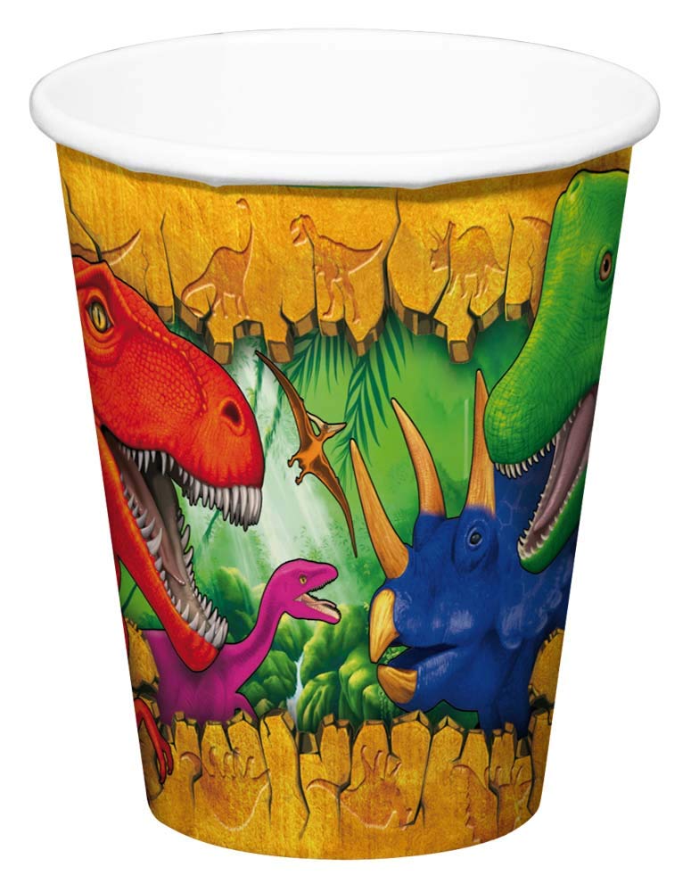 Folat Dinosaur Party Cups - Pack of 6