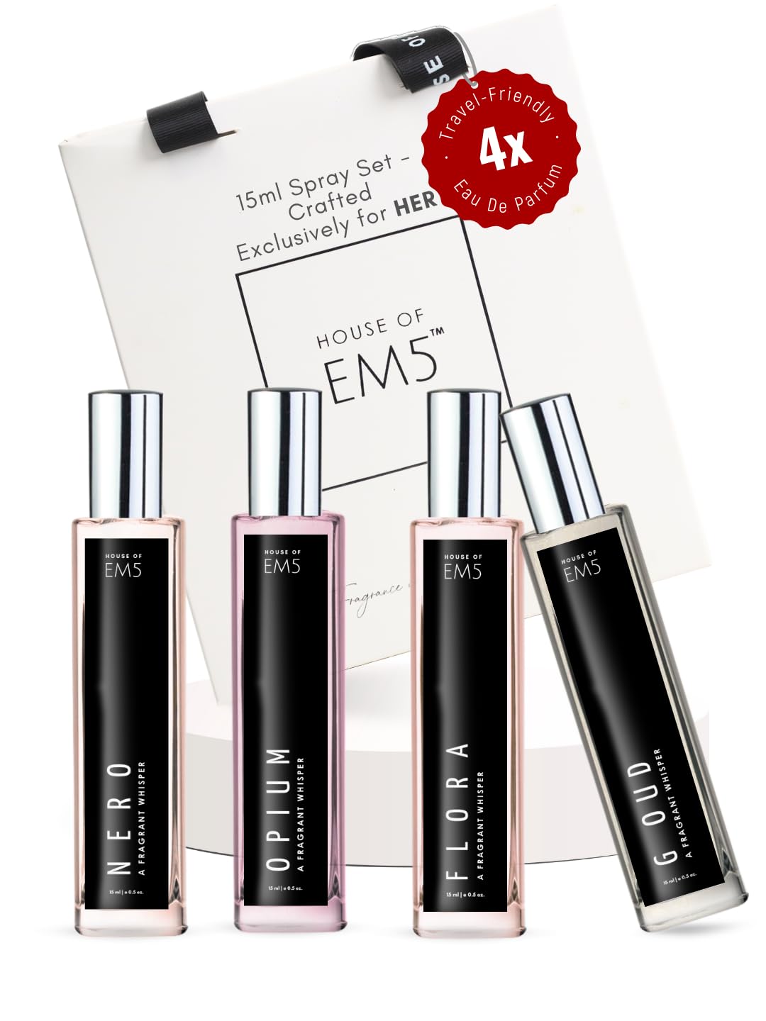 Sponsored Ad - Combo Pack of 4 - Exclusive Collection for Her | Eau De Parfum Spray | Gift Set for Women | Compact & Travel Friendly | 15 ml Each