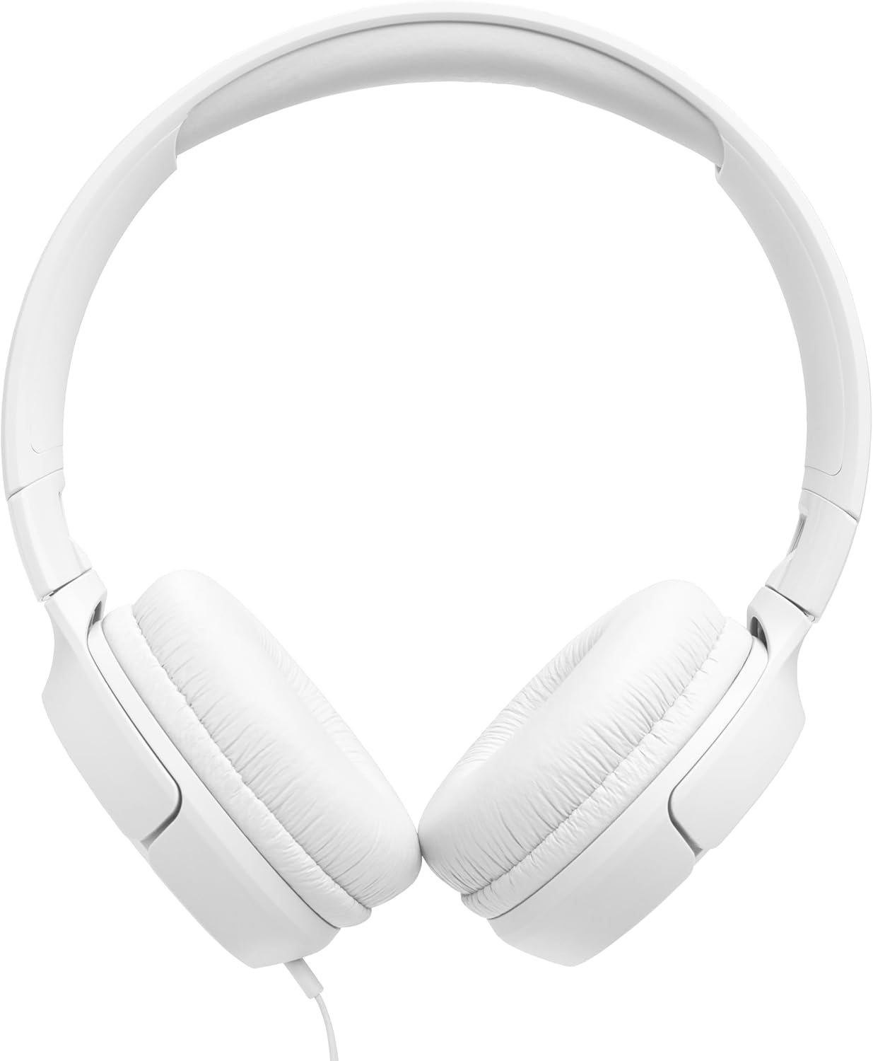 JBL Tune 520C - USB-C Wired on-Ear Headphones with Hi-Res Audio Support, JBL Pure Bass Sound, Comfort fit, USB-C connectivity, 3-Button Remote with Microphone and EQ presets Control (White)