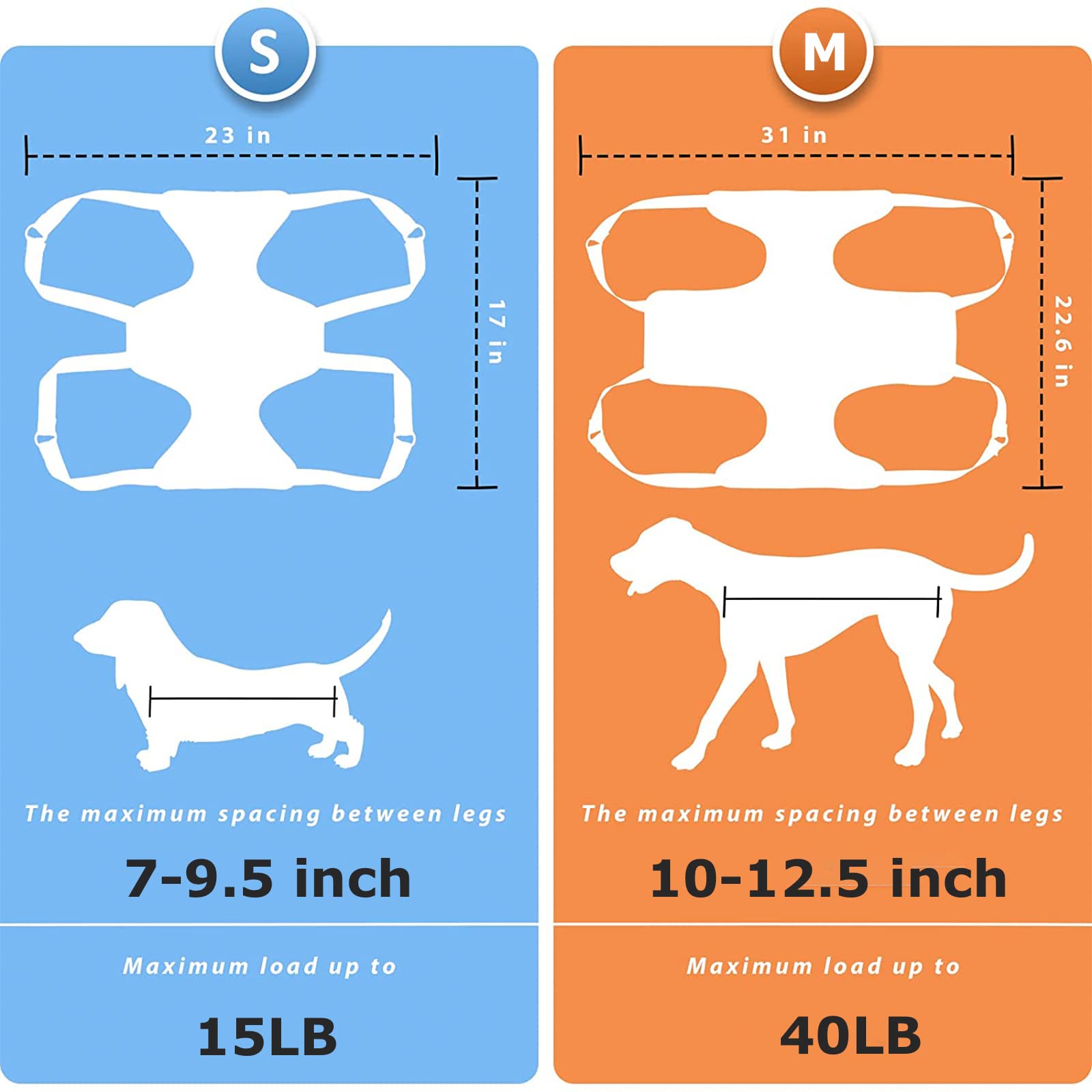 Hondenverzorgingshangmat, hondenhangend harnas voor nageltrimmen voor middelgrote honden en katten die zwemmen, wassen, verzorgen en trimmen van nagels met verzorgingslus en haken/nagelknippers/trimmer/nagelvijl