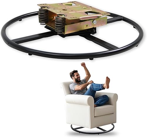 Base de anillo reclinable de repuesto de 22 pulgadas con placa giratoria de 360 grados para balancín reclinable, accesorios de sofá, piezas de