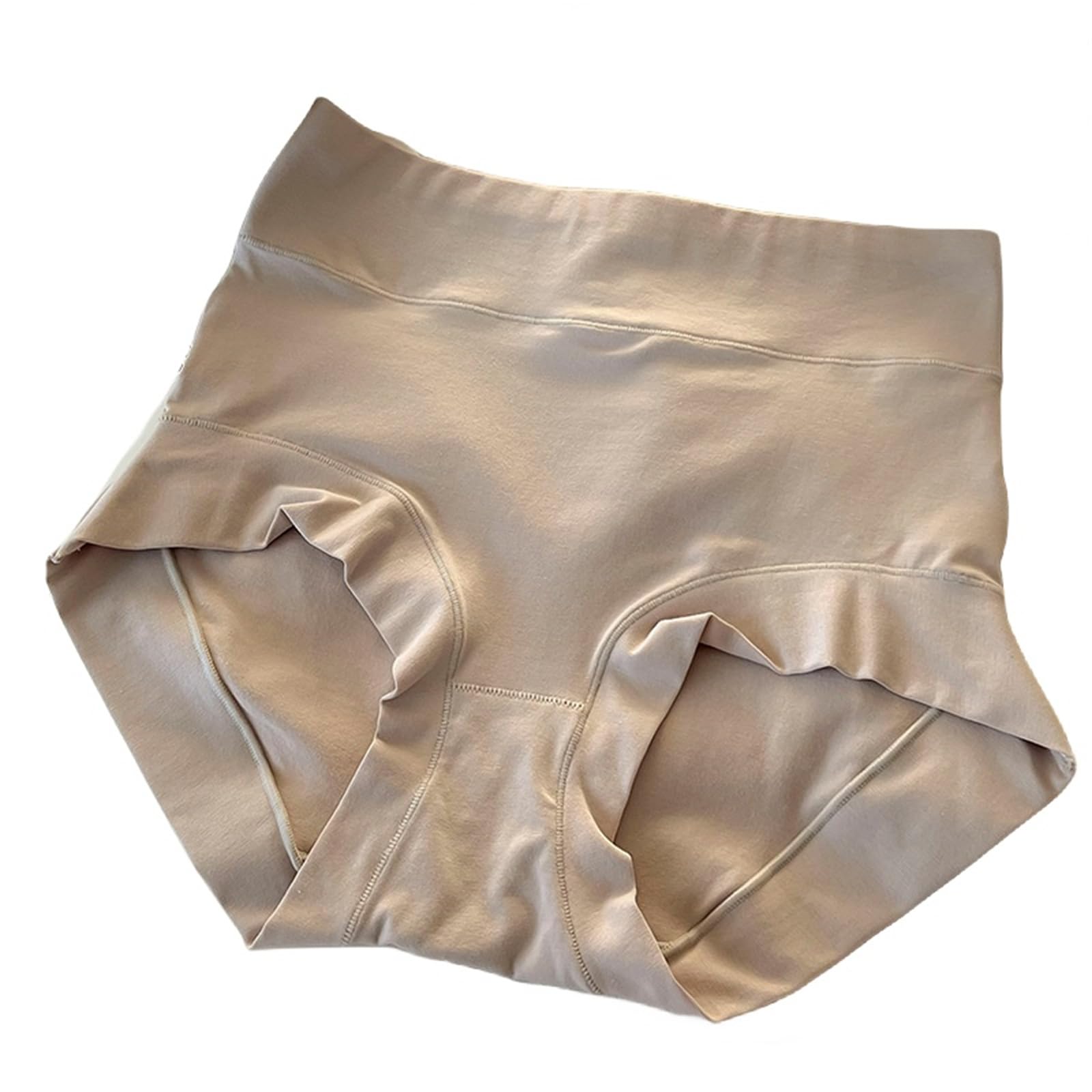 Culotte Hipster Donna Biancheria Intima A Vita Alta da Donna in Cotone A Fiocco Lungo 3 Confezioni-C-M 40-50Kg