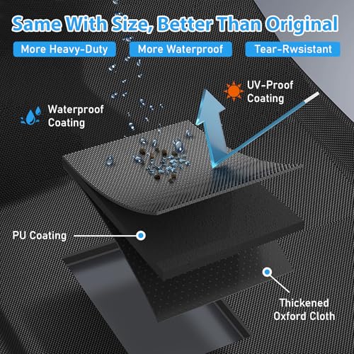 Image of Utheer 65 in Grill Cover for Large 4-6 Burner Grills, 600D Waterproof