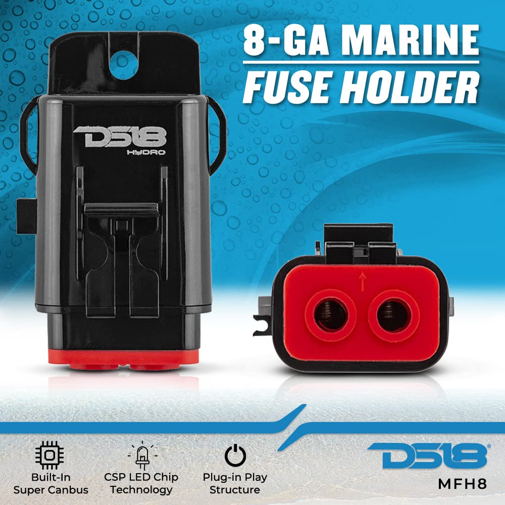 Amazon.com: DS18 New Hydro MFH8 - Marine Fuse Holder 8 AWG