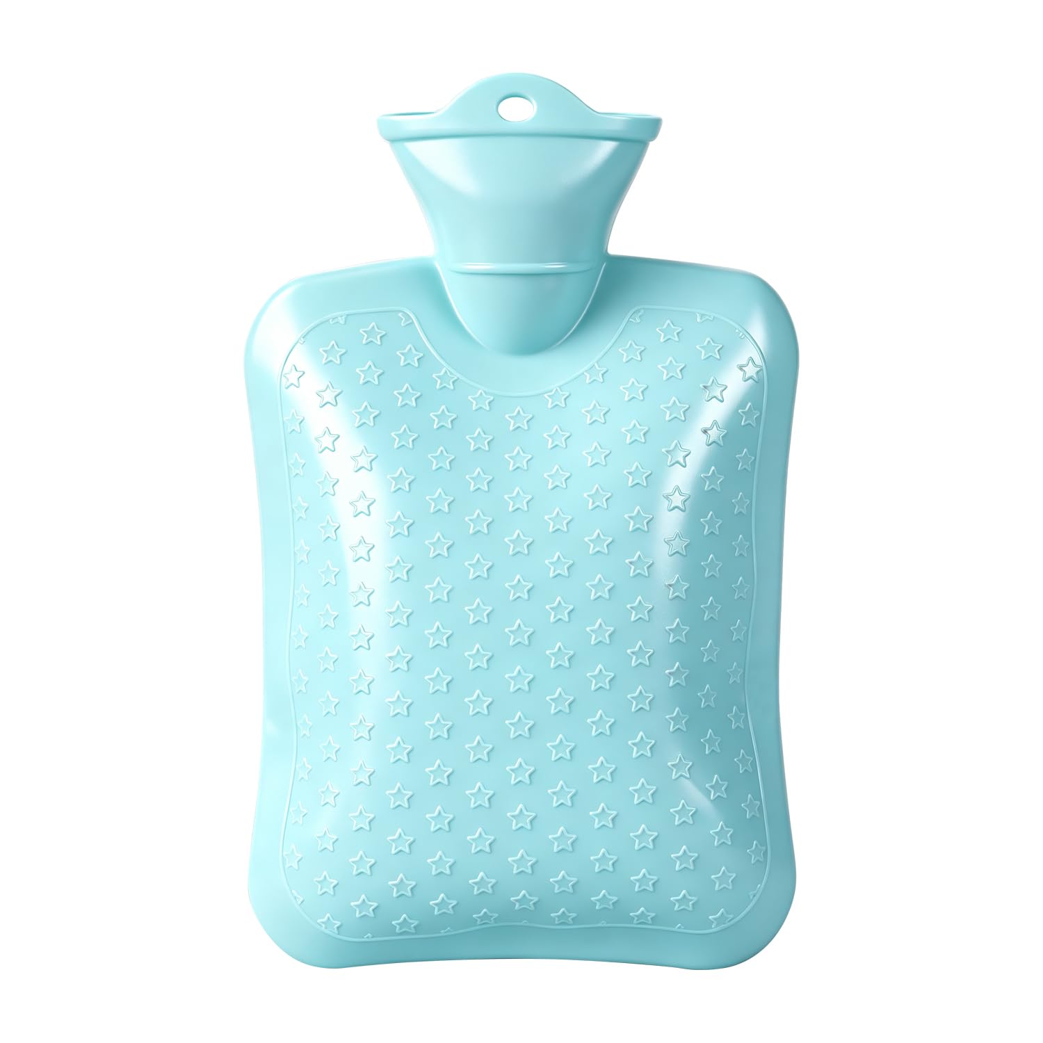 Wärmflasche Ohne Bezug 1L Wärmeflasche Sichere und Haltbare Bettflasche PVC Wärmflasche Waschbare Hot Water Bottle Beste Geschenk für Frauen, Männer und Kinder Drogerie & Körperpflege