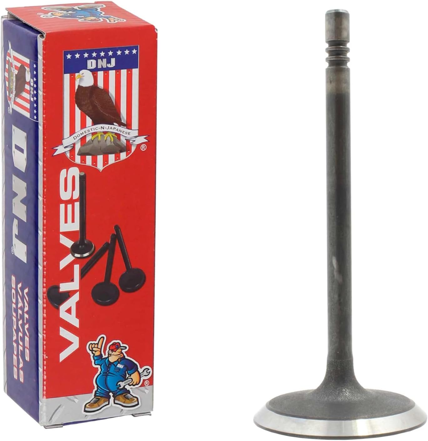 DNJ IV1100 Nitride Coated Intake Valve for 1999-2012 Dodge Ram Jeep Chrysler 3.7L-4.7L V6 SOHC - Durable Engine Performance Upgrade