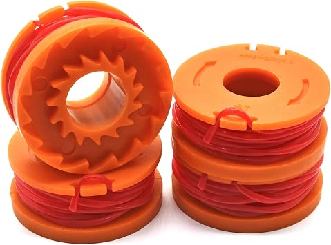 4-Pack Replacement Spools Compatible with Worx Trimmer