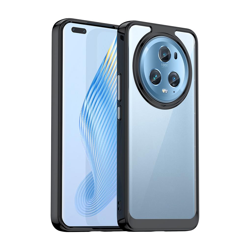 Per Honor Magic5 Pro 5G Custodia,Sottile Trasparente Silicone Telefono Custodia