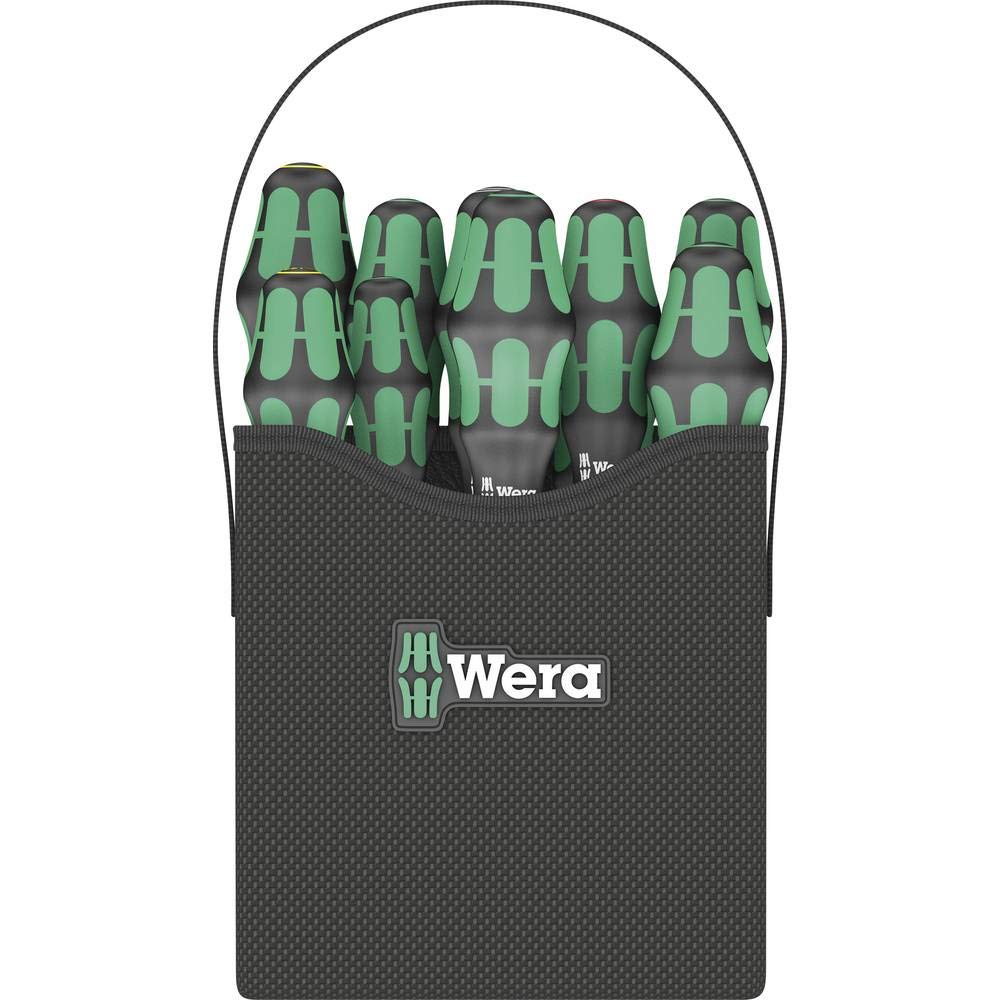 Wera 05004313001 Wera 2go 300, 11 pièces, Noir/vert Taille Unique