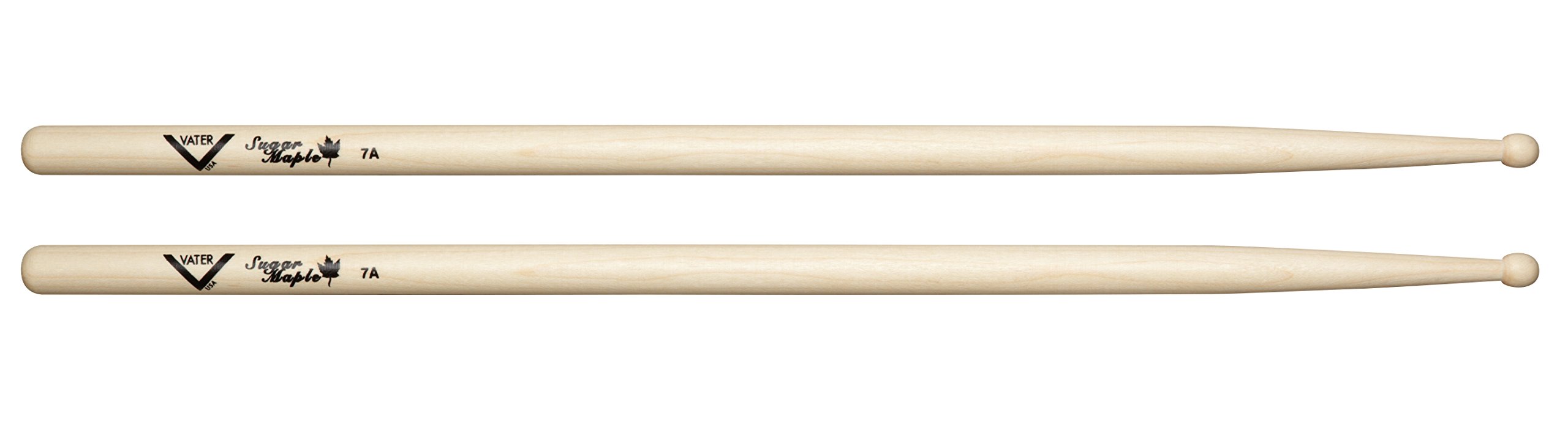 VSM7AW Wood Tip Sugar Maple 7A Drum Sticks, Pair