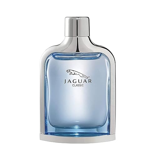 Jaguar Eau de Toilette en aerosol Classic Blue para hombre, 3.4 onzas
