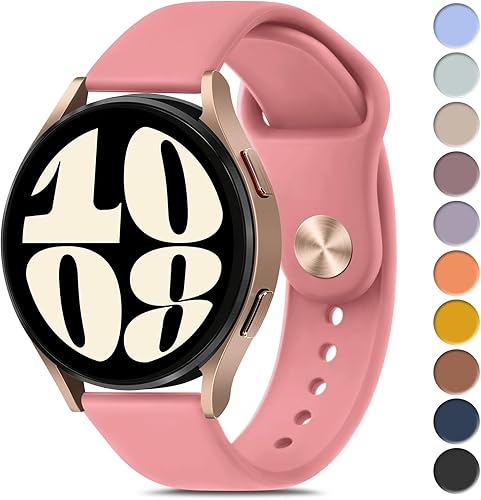 Vista 81 de Meliya Correas compatibles con Samsung Galaxy Watch 6 de 1.575 pulgadas, 1.732 pulgadas, Watch 6, correa clásica de 1.732 pulgadas, 1.772 pulgadas