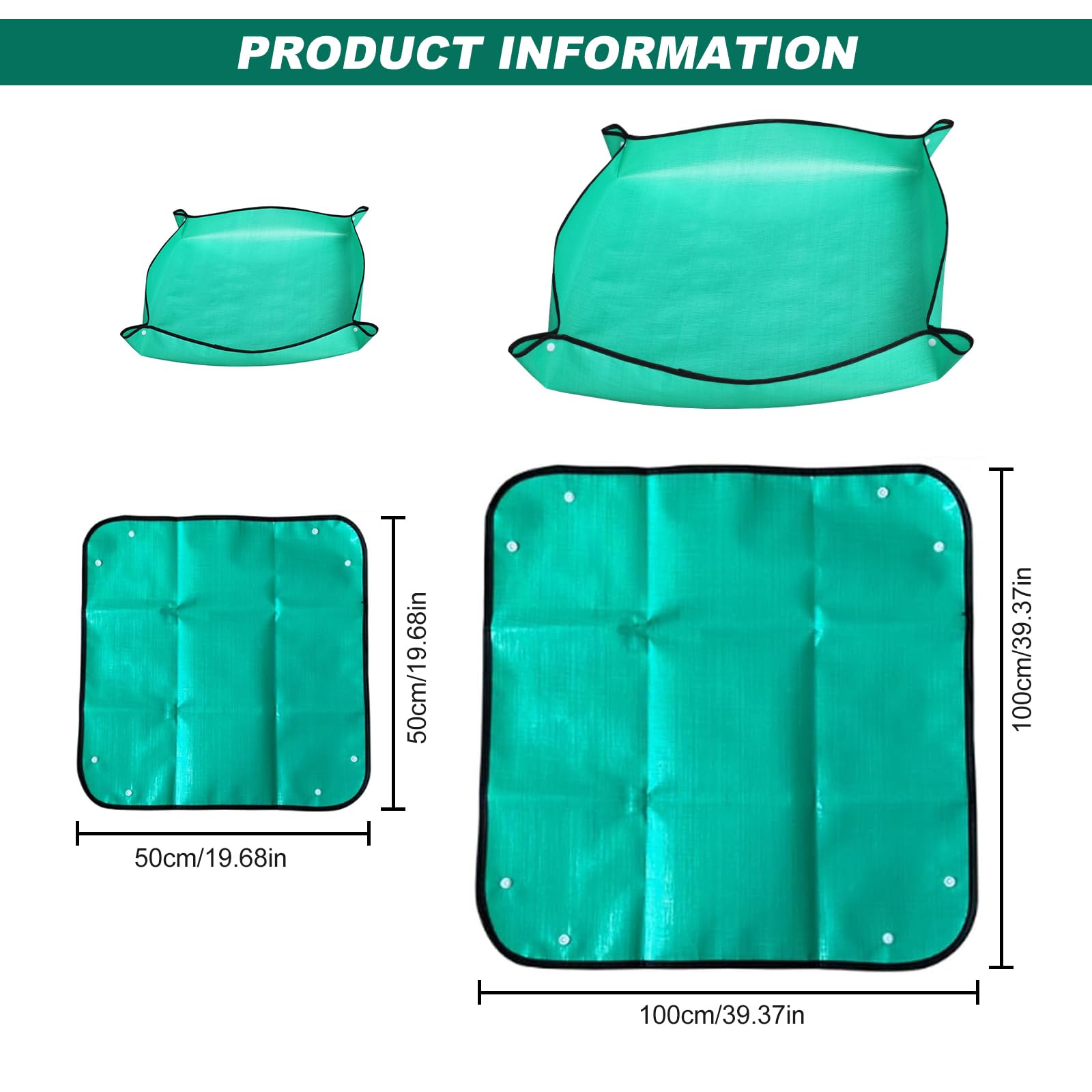 Rjayaa Plant Repotting Mat Gardening Planting Operation Pruning Tarp Mat Indoor Transplanting Potting Pad Plant Accessories for Succulent - Image 2
