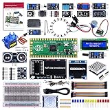 Diseñado para los entusiastas de Raspberry Pi, para aprender la programación Python y aplicaciones de sensores, aprendizaje integrado a través de una serie de módulos de sensor y pantalla, y placas de desarrollo Raspberry Pi Pico.