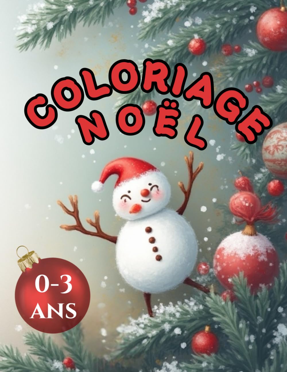 COLORIAGE NOËL 0-3 ANS