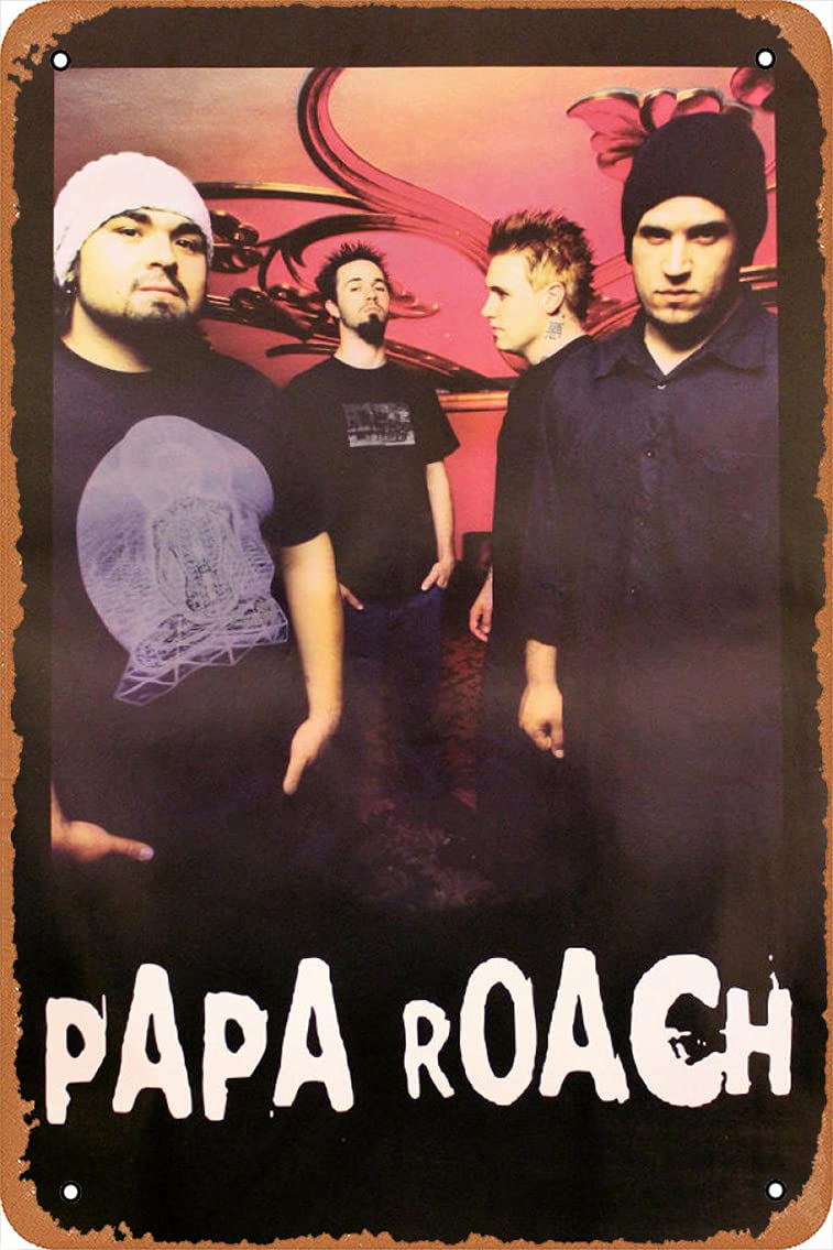 Papa Roach Poster 12 X 8 Inches Vintage Retro Metal Tin Sign Art Decor