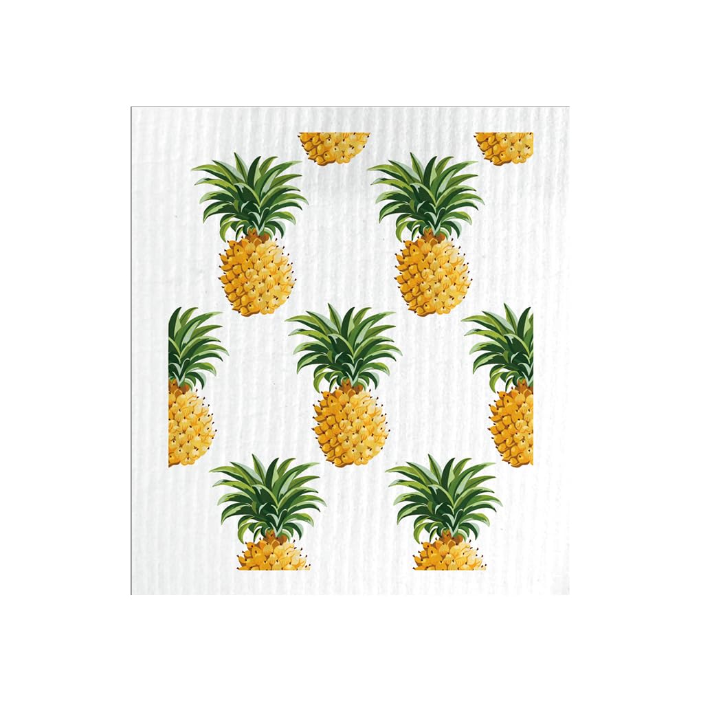 WOVEBIUS Kitchen Cleaning Cloth Bowls Washing Towel Tableware Clean Tool Kitchens Gadgets Dish Cloths Pineapple