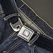 Buckle-Down Belt, Seatbelt Buckle Reclaimed Black Panel
