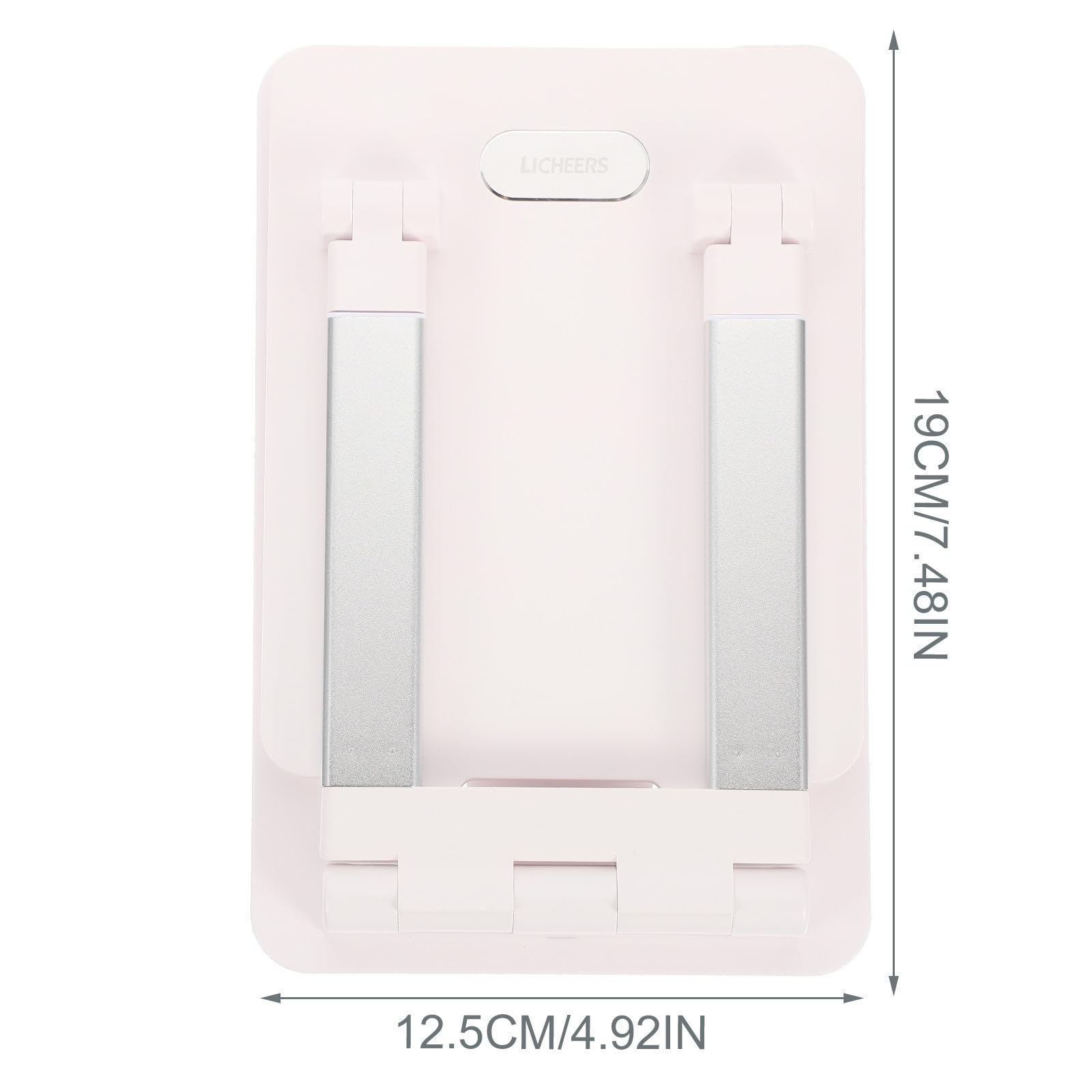 COLLBATH Soporte Metálico Ajustable para Tablet Base Antideslizante Soporte De Mesa Multiángulo para Oficina Hogar y Dormitorio
