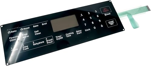 EvertechPRO Reemplazo del interruptor de membrana del aparato para Samsung DG34-00027B PS11735749 DG34-00027A