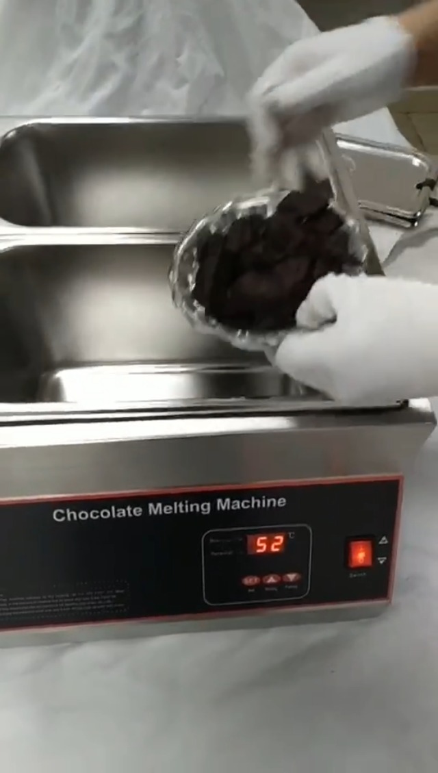 Máquina profesional para fundir chocolate 12 kg single pot miniatura 7