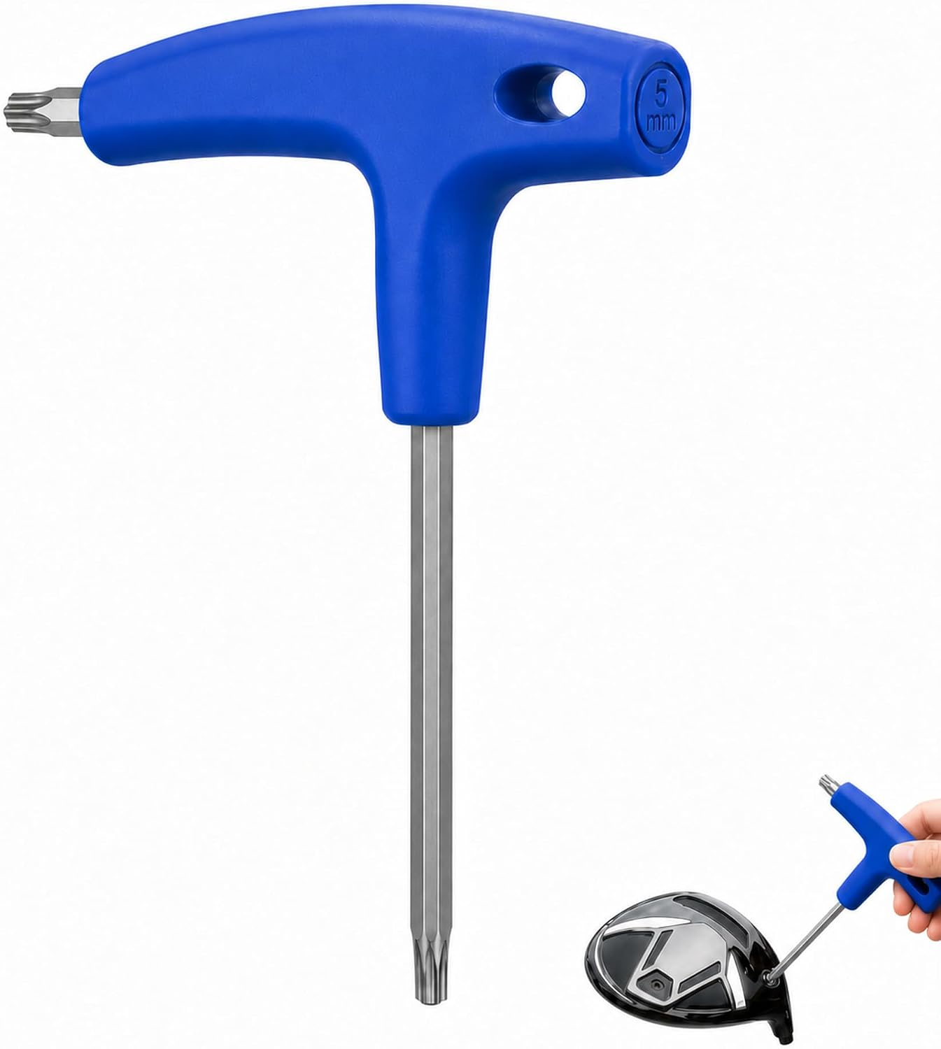 Golf Wrench Driver Tool, S2 Steel Dual Head Adjustmen
