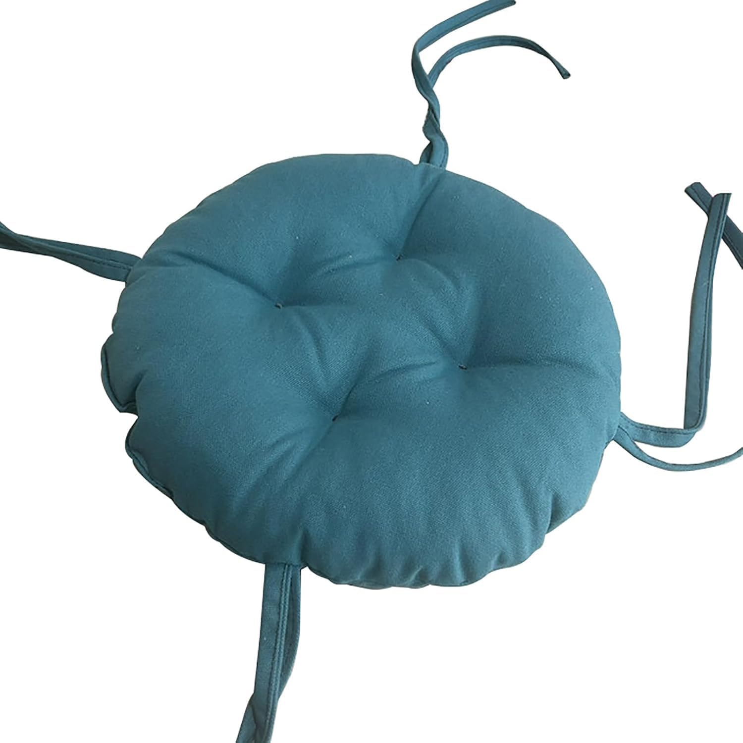 Thick Round Chair Seat Cushion with Ties - Non-Slip Round Bar Stool Cushions Thick & Comfy Seat Pad for Stools/Chairs/Kitchen/Dining(#4,45cm(18inch))