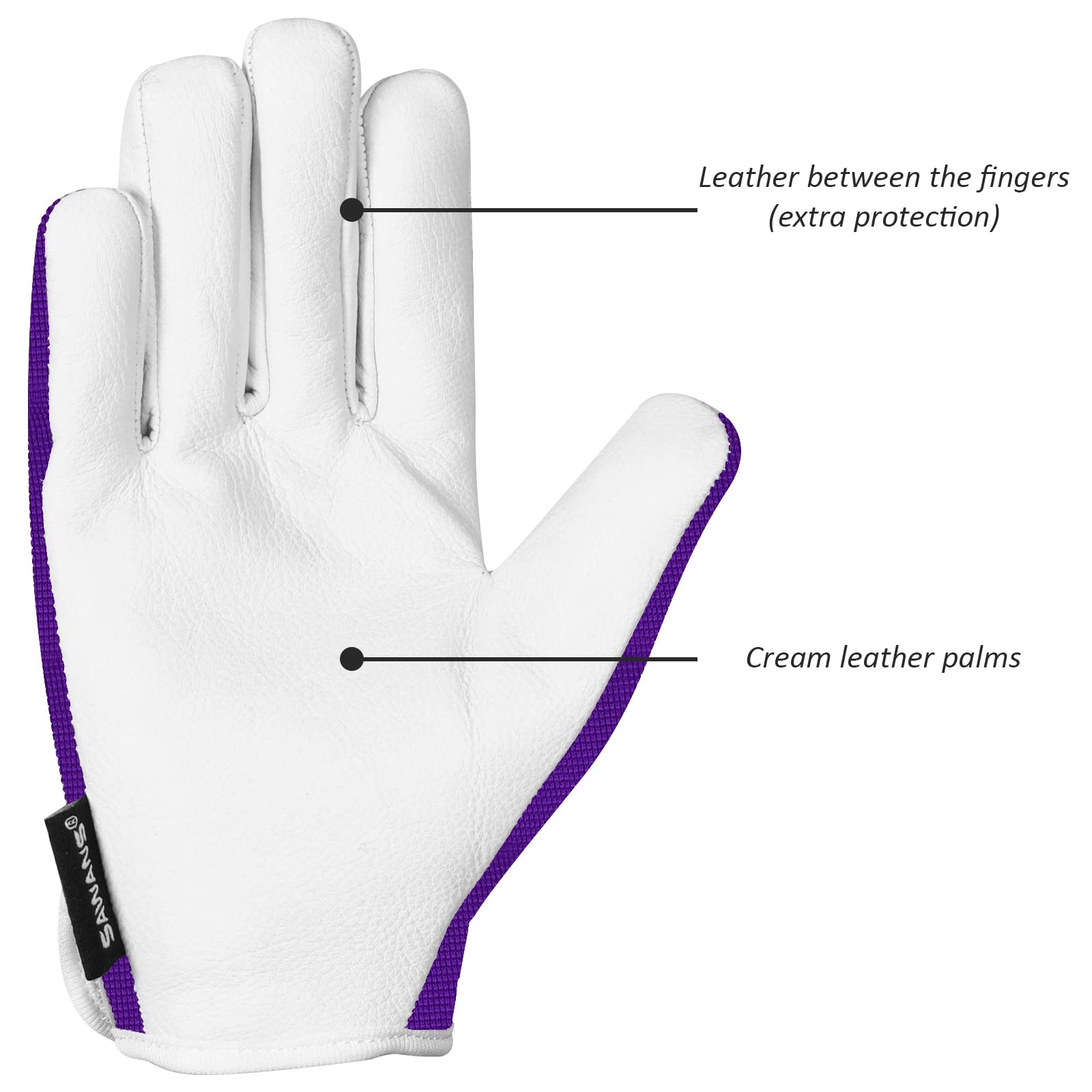 SAWANS Guanti da Giardinaggio in Pelle da Donna e da Uomo Guanti da Giardino a Prova di Spina per Donne e Uomini Giardinaggio Guanti da Lavoro durevoli in Pelle di Capra