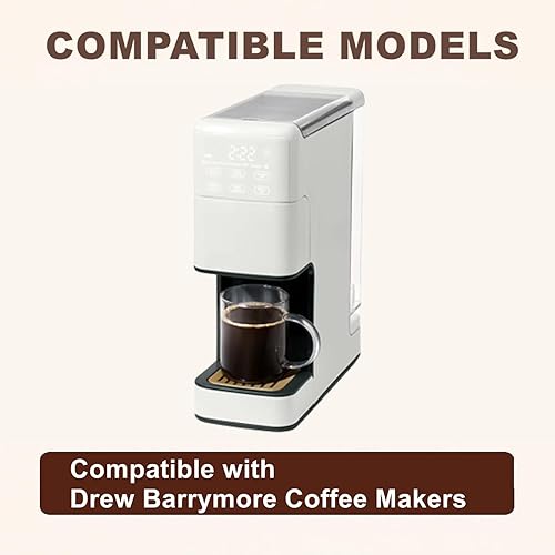Miniatura 7 de Compatible con filtro para cafetera Drew Barrymore, paquete de 6 filtros de agua de carbón para máquina de café Drew Barrymore.