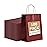 RACETOP 100 Pack 8x4.5x10.8 Inch Medium Red Paper Gift Bags with Handles Bulk, Kraft Bags, Shopping Bag for Boutique, Wedding Party Favor, Merchandise, Retail, Small Business