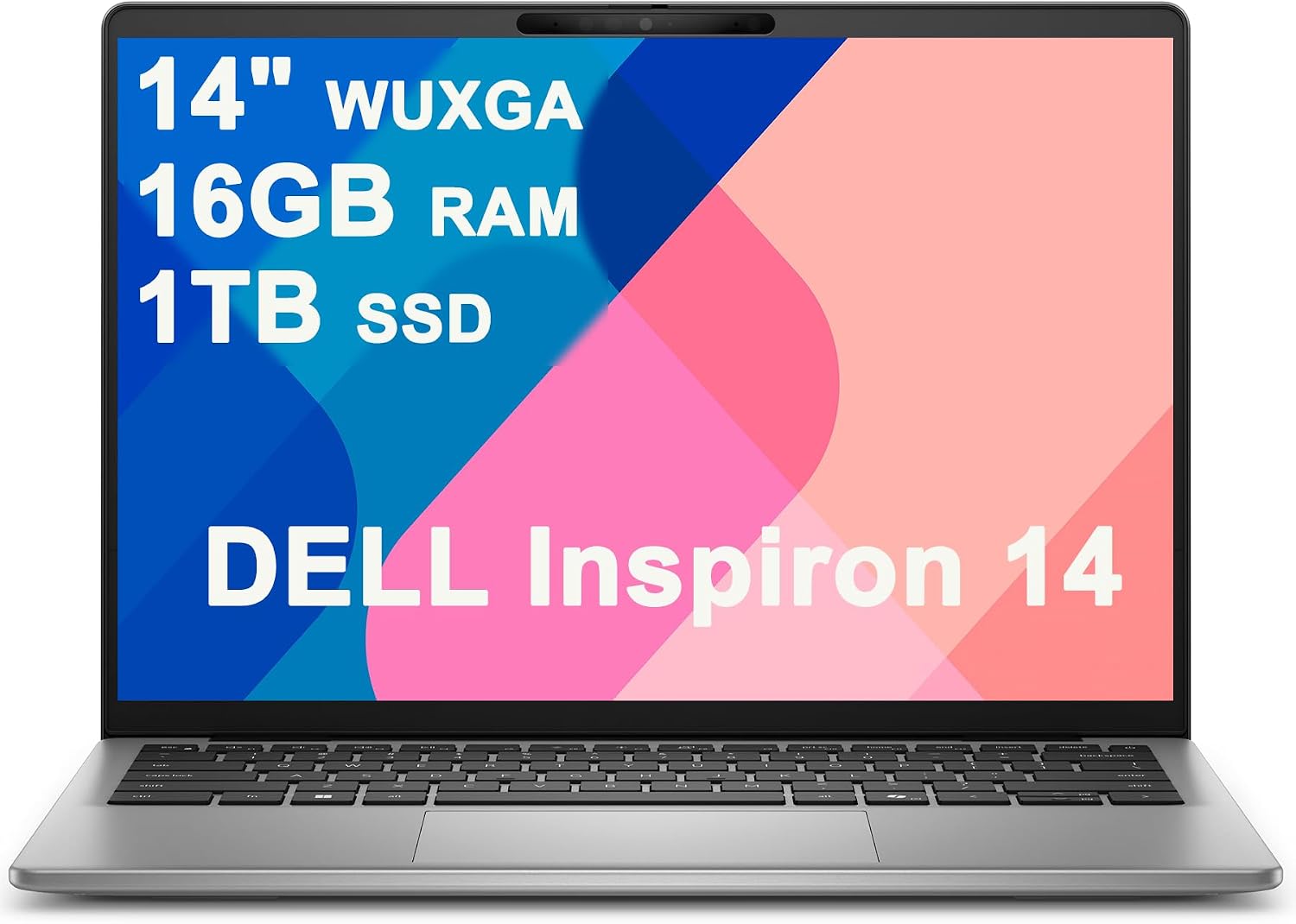 Inspiron 14 5441 Laptop 14" WUXGA IPS 8-core Snapdragon X Up to 45 NPU Tops (>i7-1355U) 16GB DDR5 1TB SSD for Creator Business Professional Work Win11