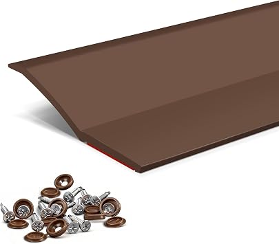 Garage Door Top and Side Seal, 36 FT x 2.2", Brown