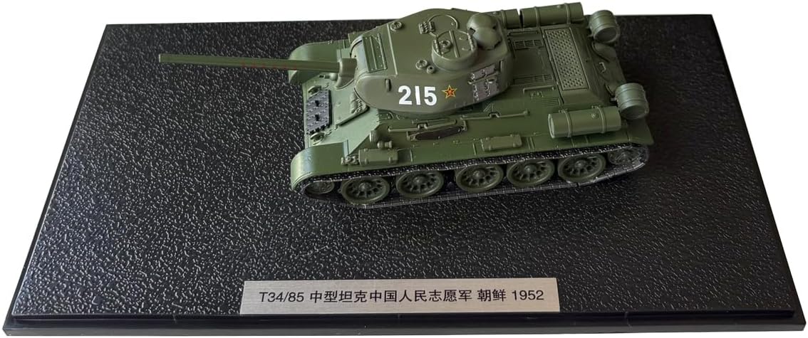 1/72 Scale Russian T34 T-34-85 Medium Tank Metal Model Gift Ornament Collection (3-16)