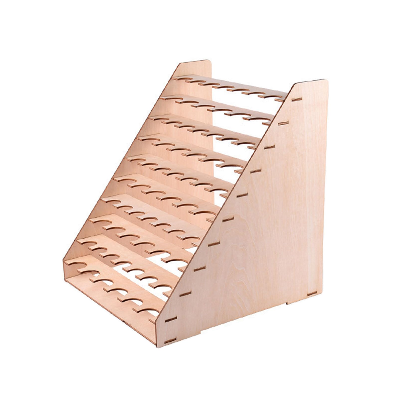 Soporte para modelos y pintura de madera que optimiza el espacio de manualidades