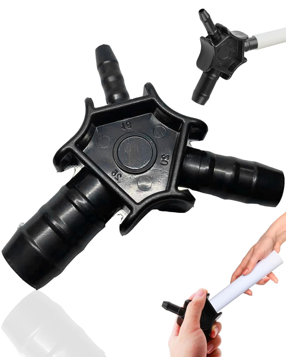 Calibratore Sfusatore per Tubo Multistrato con Diametro 16-20-25 mm, Calibratore per Tubo Multistrato Alesatore, per Alesatore PEX-AL-PEX con Impugnatura Ergonomica