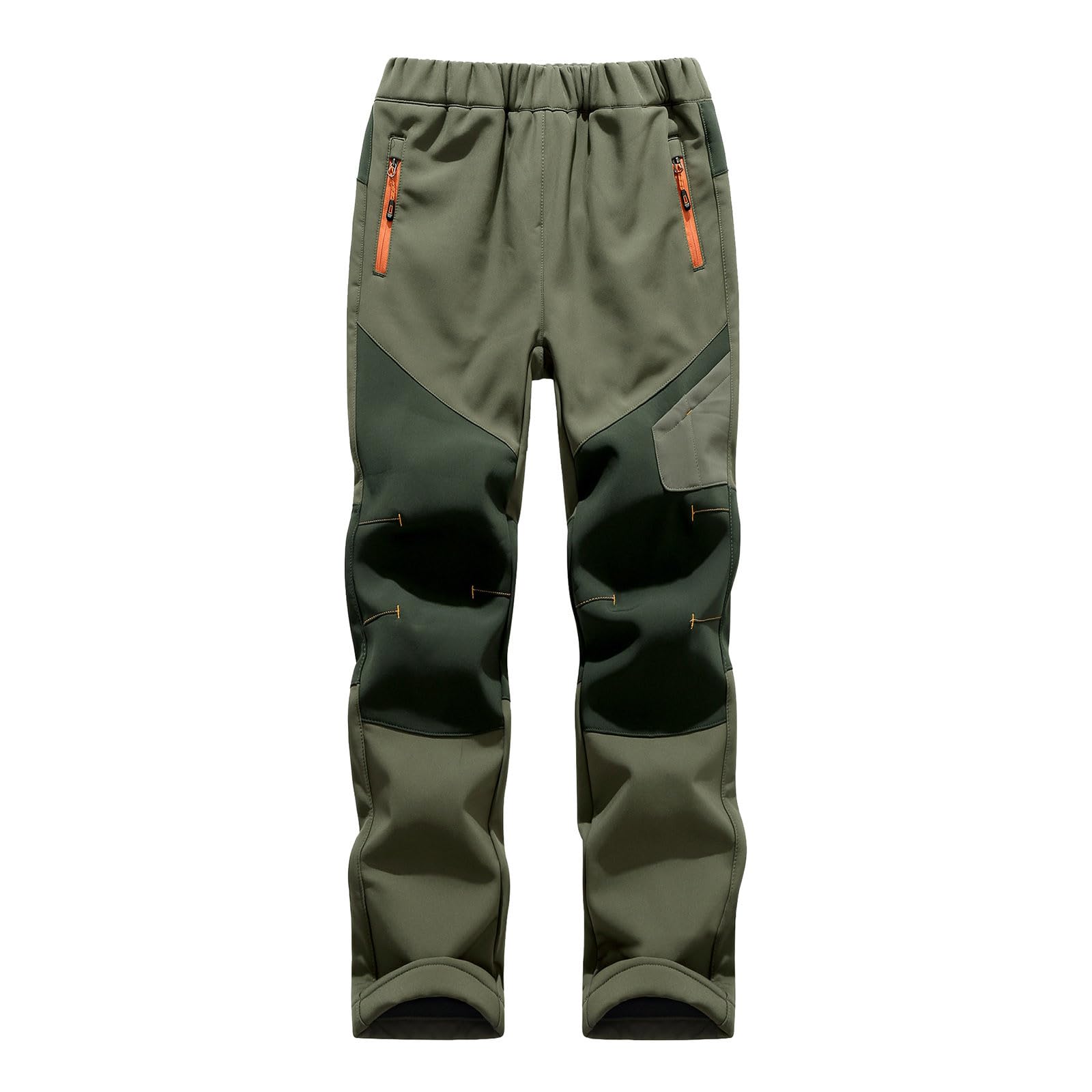 Genérico Pantalones de Esquí para Niños con Diseño Patchwork y Bolsillos para Actividades Invernales y Uso Casual Diario