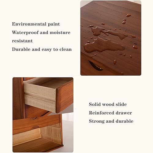 Miniatura 5 de ZYCARE Almacenamiento y organización para oficina en casa organizador de cajones de escritorio de madera de 3 niveles duradero tipo cajón caja de