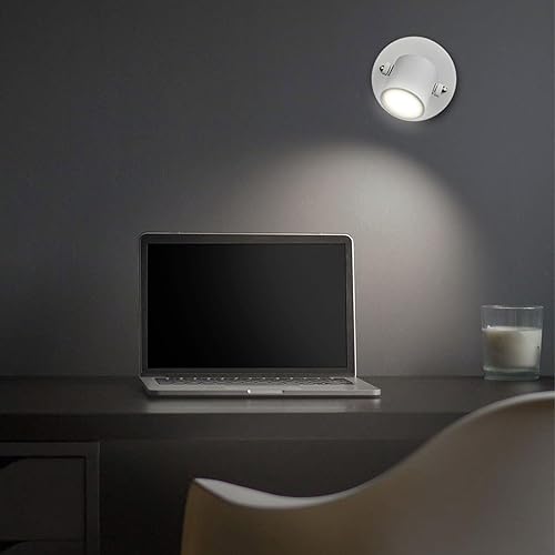 Miniatura 9 de Arcfox 9W 4000K LED Round Ceiling Spotlight Fixture Dimmable Directional Spotlight Monopoint Light Fixture for Kitchen Bedroom Shop Accent Task