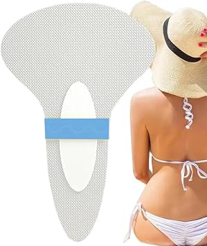 Waterproof Bikini Cover Stickers for Women, Reusable Invisible Swim Patch for Private Parts, Skin-Friendly Pubic Stickers for Swimming Beach & Pool, 5PCS