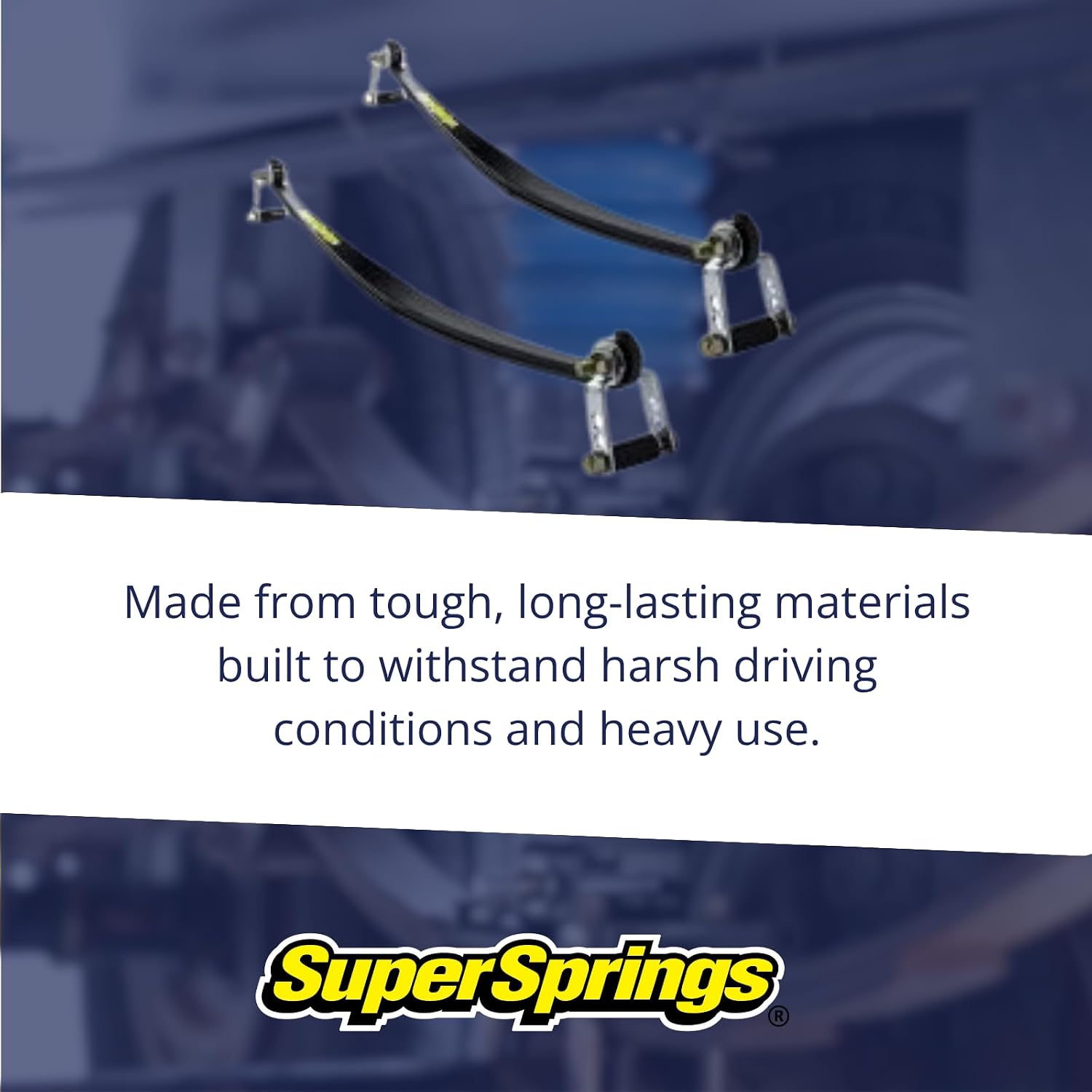 SuperSprings for Chevrolet|GMC Silverado|Sierra 2500|3500, Dodge RAM 2500, Dodge RAM 3500, Ford F-250|F-350, Black (SSA15)