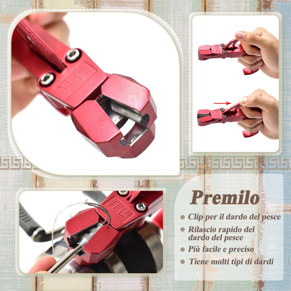 Dispositivo di Rilascio della Fionda da Pesca, Grilletto Portatile per Freccette, Accessori per Fionde, Grilletto per Catapulta per Il Rilascio Rapido di Freccette da Pesca