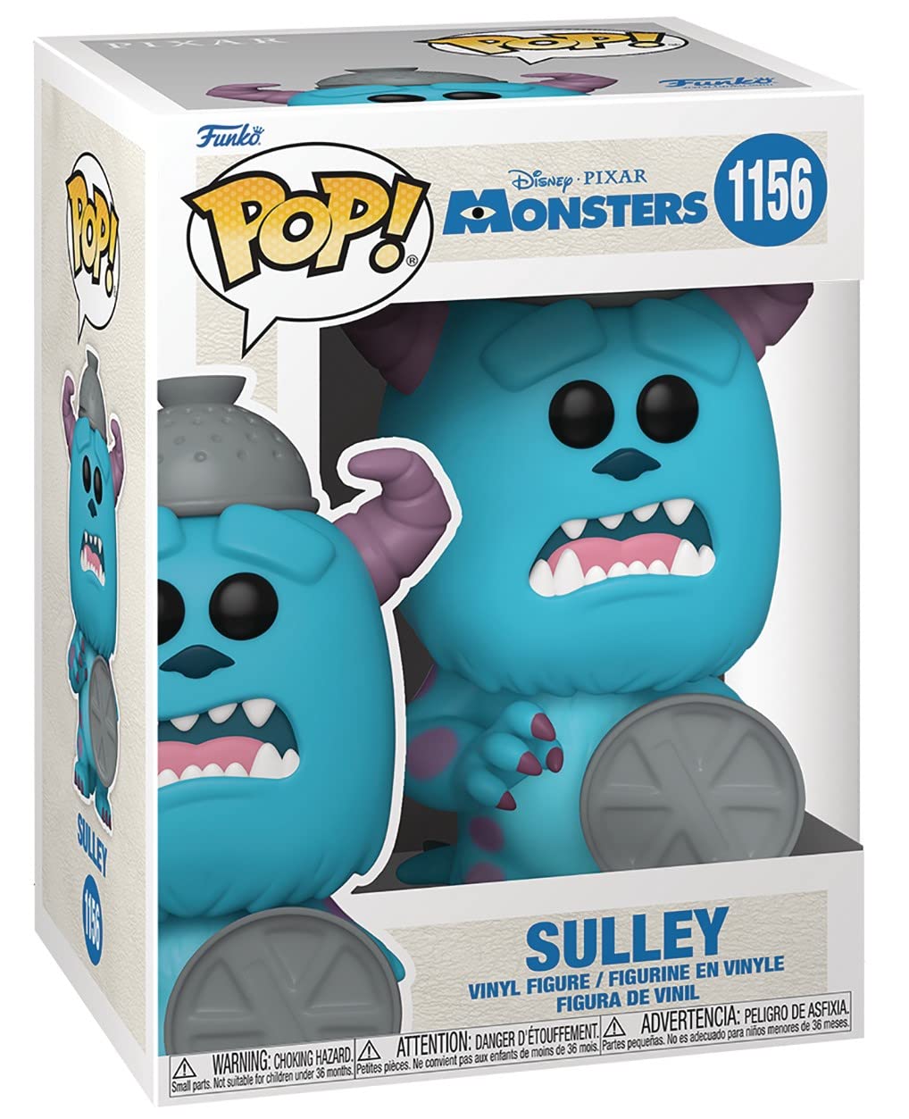 Amazon.com: POP Disney Pixar: Monsters Inc. 20th - Sulley with Lid
