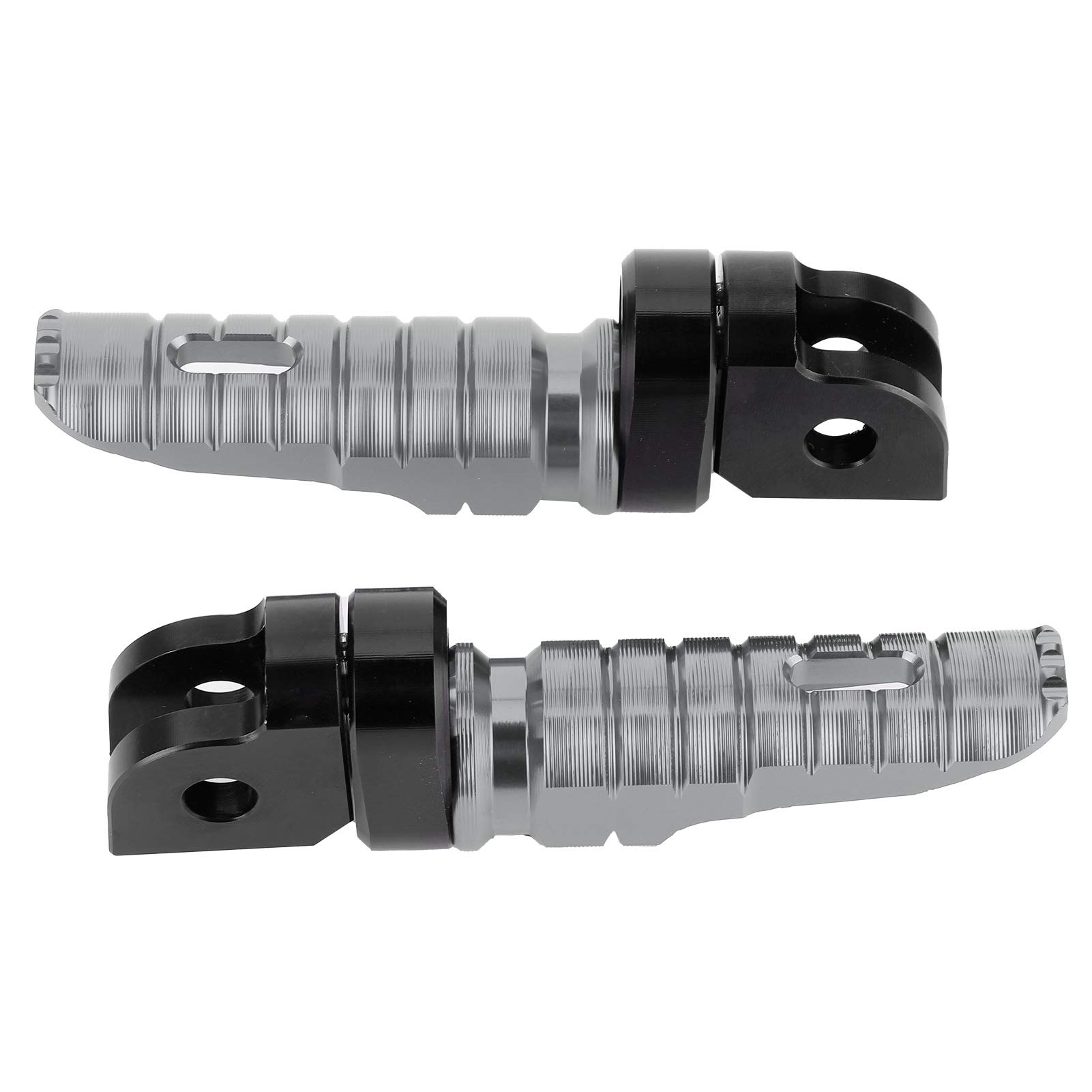Coppia pedane anteriori per moto Yctze Anteriore sinistro destro adatto per MT ‑ 03 MT ‑ 25 MT ‑ 07 MT ‑ 09 R3 XJ6(Titanio)