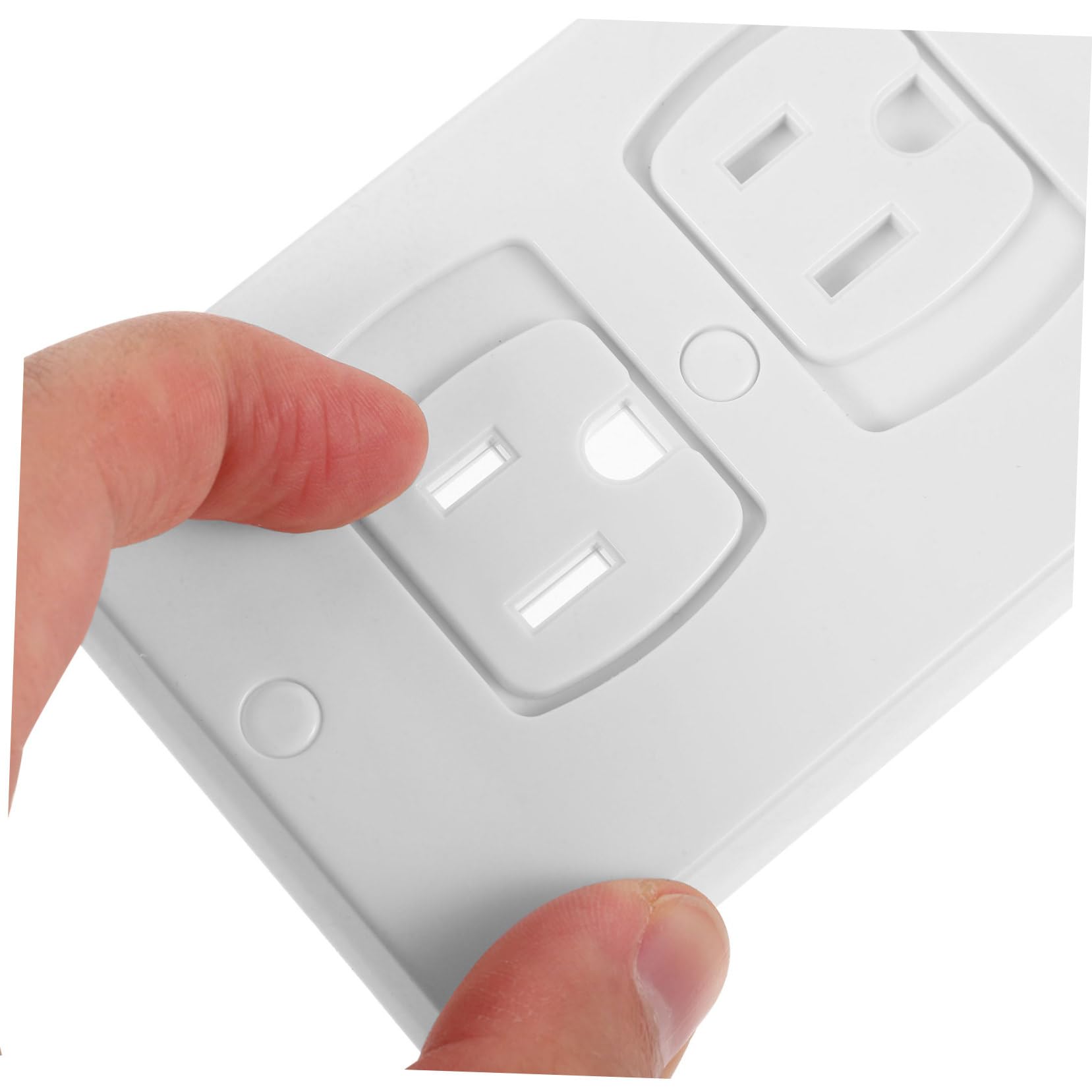 10pezzi Copriprese Elettriche Abs Isolati Resistenti Rotture e Corrosione Coprispina Di Sicurezza Per Ragazzo Ragazza Ragazza Muro Con Viti Copriprese Per Tutta La Casa