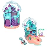 Disney Store Official Princess Micro Toy Set – The Little Mermaid – Set Includes Micro Figures of Ariel, Flounder, Sebastian, & her Palace – Portable Playset – Perfect for Fans of Disney Princesses