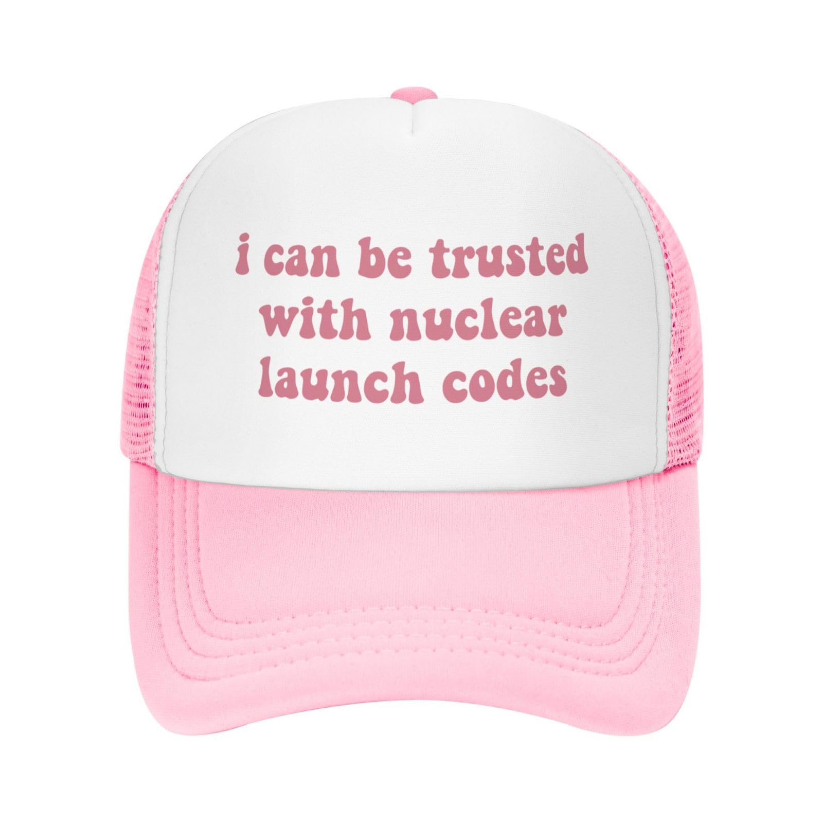 Put It On My Boyfriends Tab Trucker Hats for Women Pink Men Humor Gift Pink Hats for Men